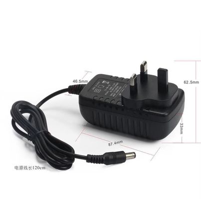 영국 3핀 규제 AC DC 어댑터 12v 3a SMPS 1a 1.5a 2A 2.5a
