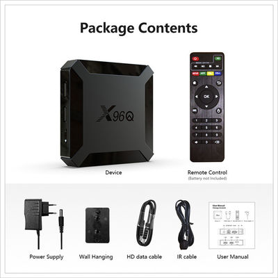 X96Q 스마트 올위너 OTT 안드로이드 TV 박스 H313 쿼드 코어 2GB 16GB 음성 제어