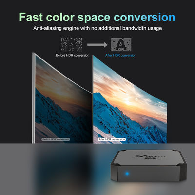 4K 스마트 X96 미니 Ott TV 박스 안드로이드 플레이어 S905w4 2.4g 5g