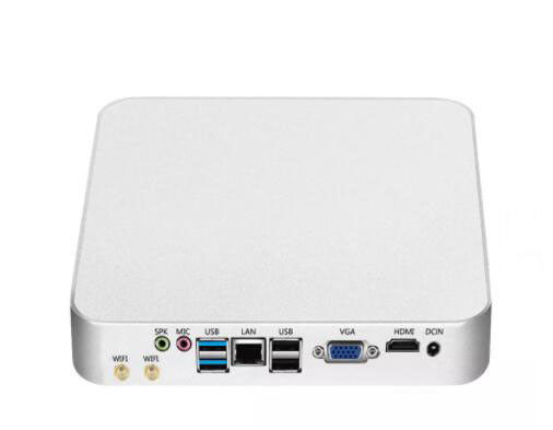 Ce-Leron 3205U I5 4200Y 4200U 미니 워크스테이션 PC 산업용 컴퓨터 시스템 DDR3L MSATA 4GB 64GB
