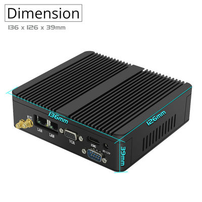 듀얼 Lan RS232 데스크탑 산업용 워크스테이션 PC 컴퓨터 J1900 쿼드 코어