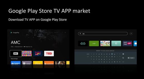 신뢰할 수 있는 네트워크 쿼드 코어 ATV 선수 4K명 3D 4K OTT  스마트 박스 구글 텔레비전 박스