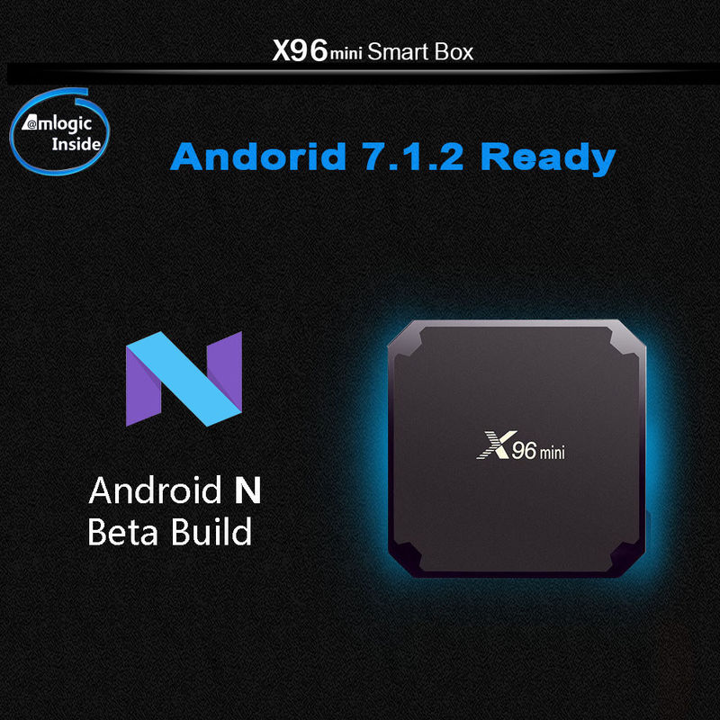 X96 미니 암로직 S905W 쿼드 코어 OTT 안드로이드 TV 박스 2GB 16GB 2.4GHz 와이파이 안드로이드 9.0