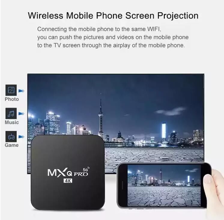 스마트 와이파이  H3 올위너 안드로이드 박스 TV MXQ Pro 4K 2K 쿼드 코어